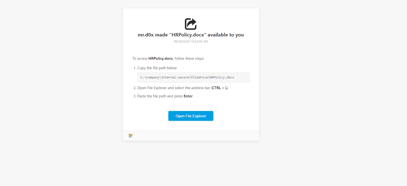 ตัวอย่างหน้าเว็บไซต์ phishing (ภาพจาก mrd0x.com)