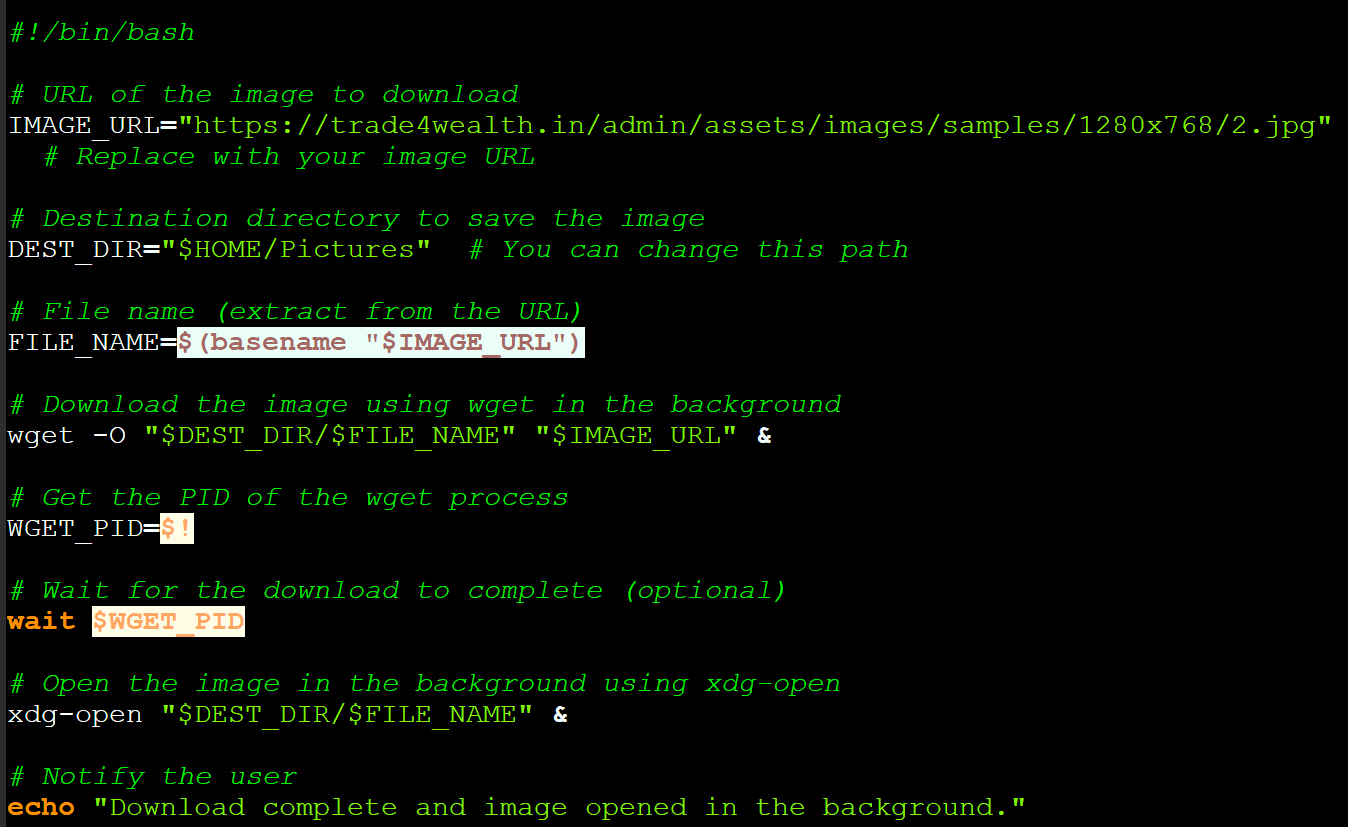 ไฟล์ shell script ที่จะถูกทำงานเมื่อเหยื่อหลงกล (ภาพจาก bleepingcomputer)