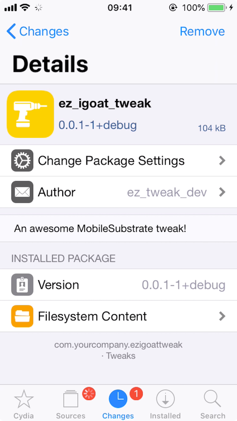 The basic of developing iOS Tweak (Part 4/4)