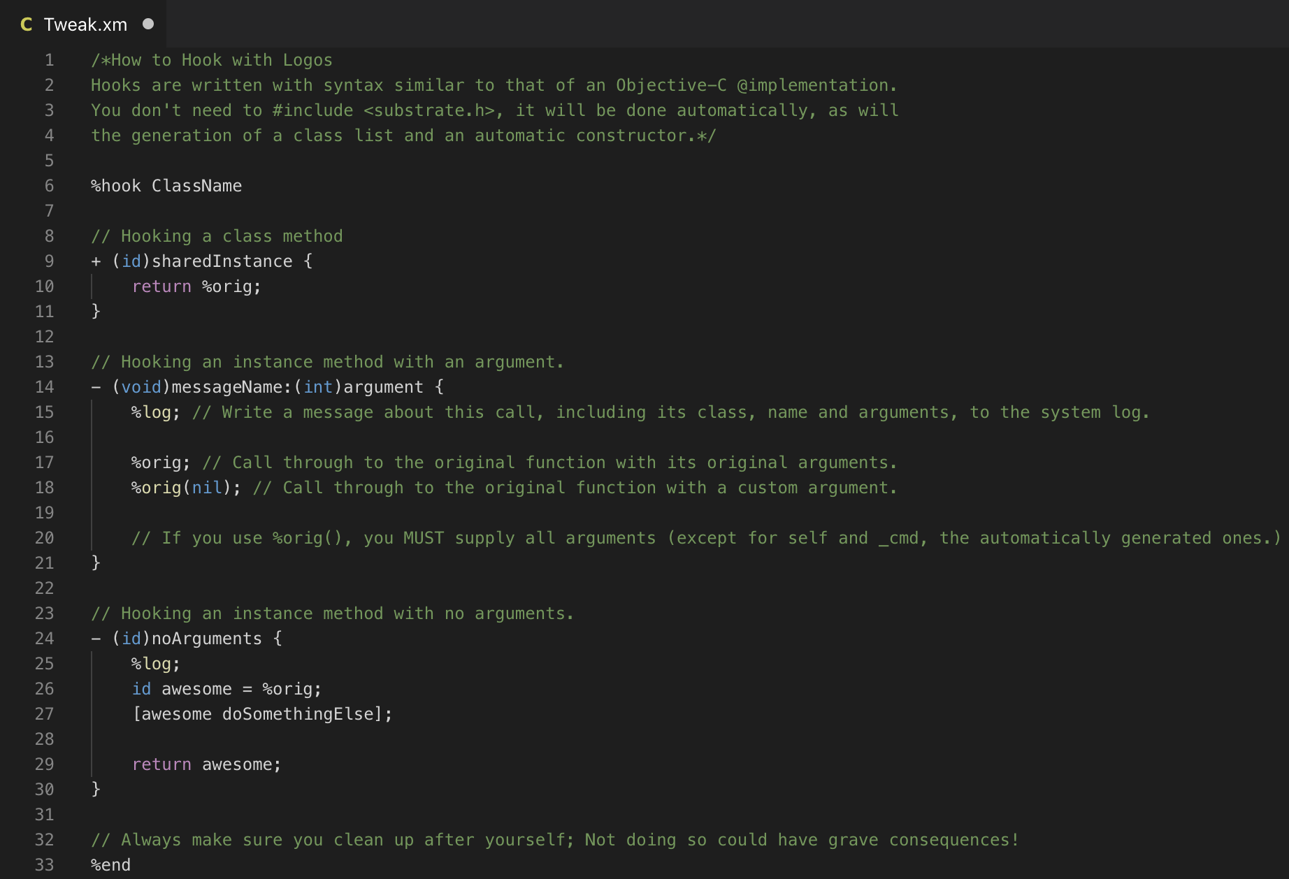 The basic of developing iOS Tweak (Part 4/4)