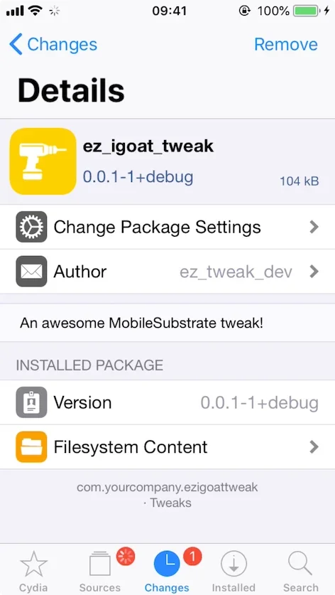 The basic of developing iOS Tweak (Part 4/4)