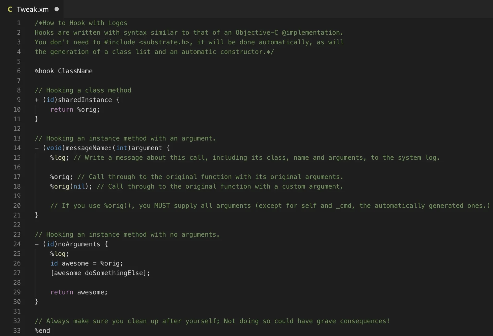 The basic of developing iOS Tweak (Part 4/4)