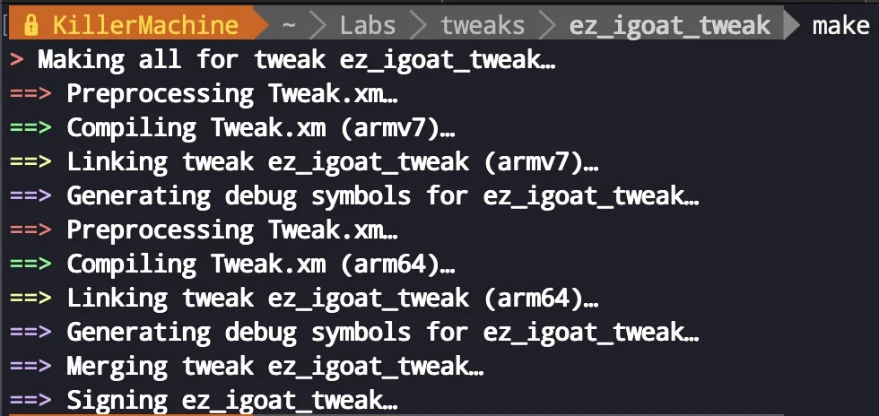 The basic of developing iOS Tweak (Part 4/4)