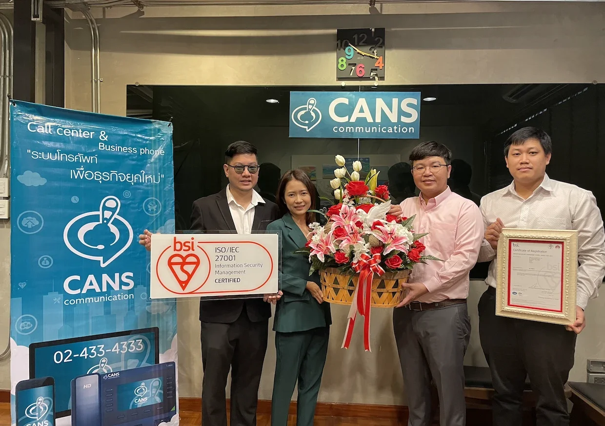 Cans Communication iso 27001