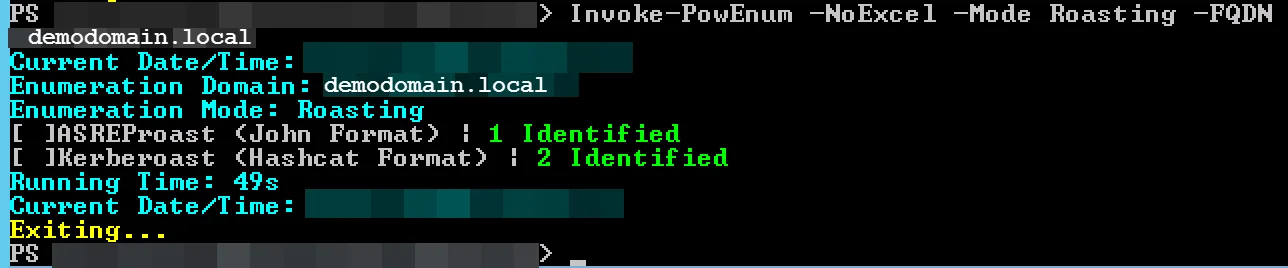 PowEnum result