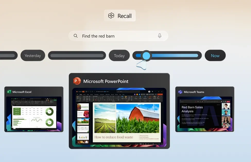 Windows Recall / Source: Microsoft