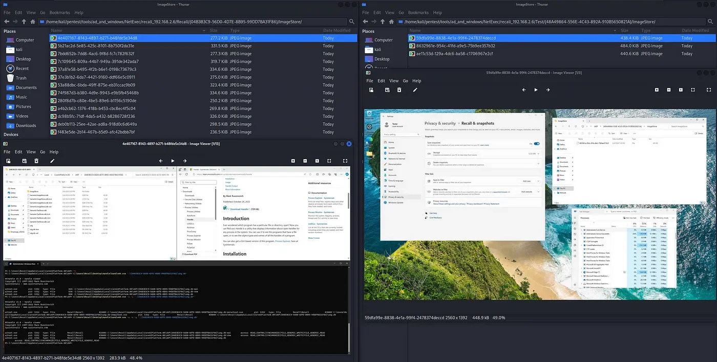 Showing downloaded screenshots / Source: https://github.com/Pennyw0rth/NetExec/pull/335