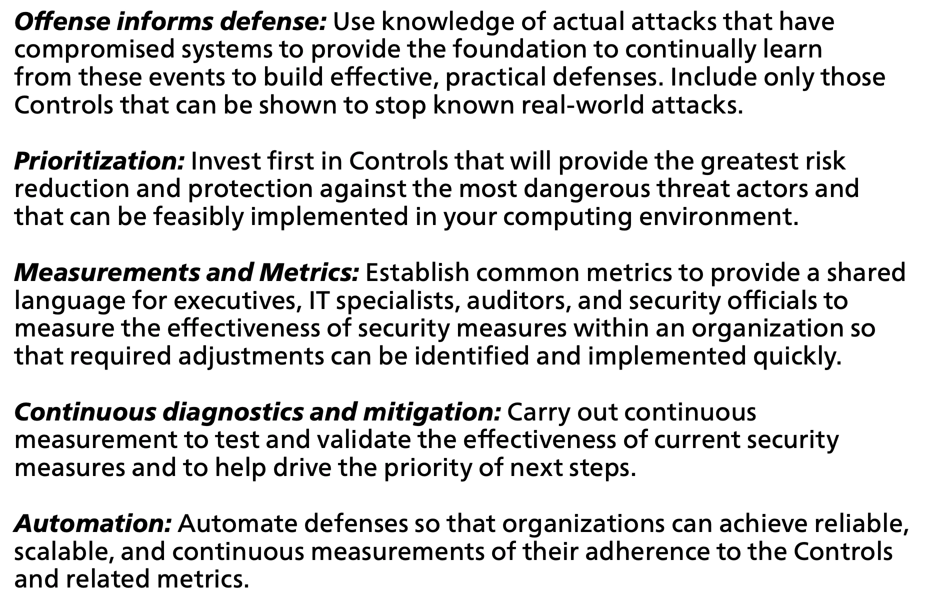 5 Principles