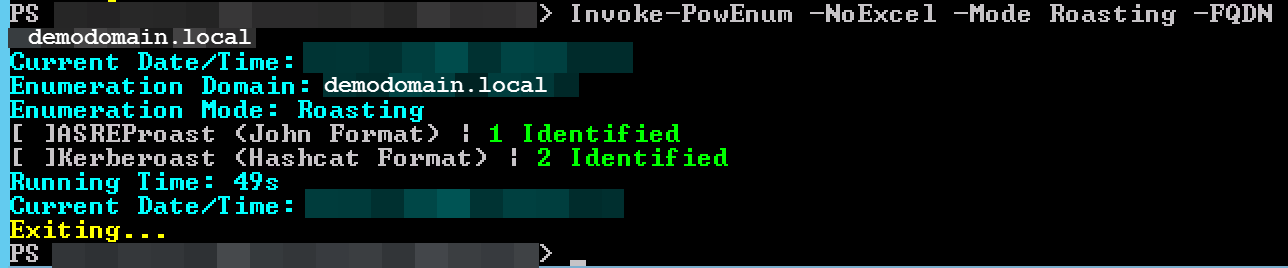 PowEnum result